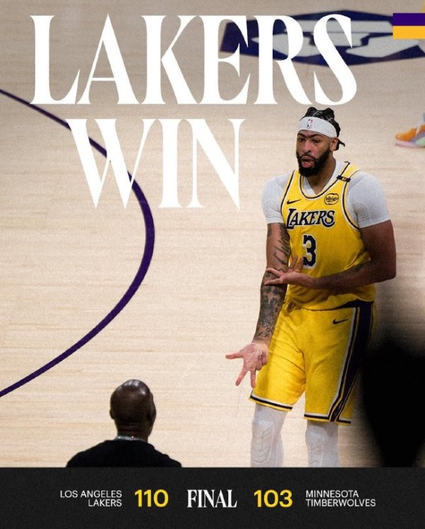 乐鱼体育app 浓眉36+16詹姆斯16分 湖人力克森林狼获开门红